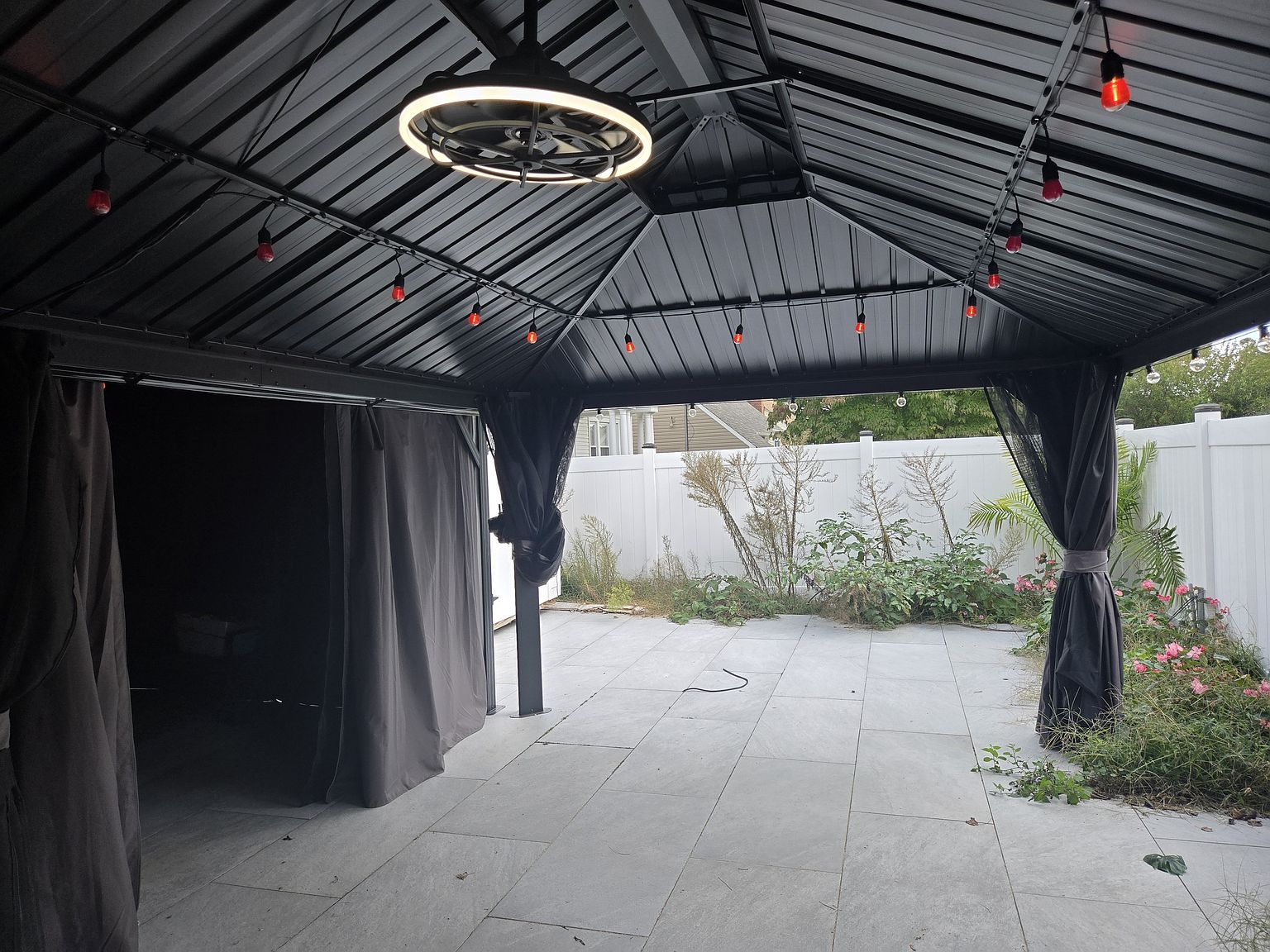 Patio and garden